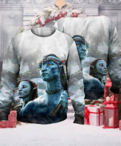 Avatar 2 Couple Neytiri and Jake Sully 3D Unisex Sweatshirt Ugly Christmas sweater