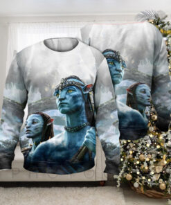 Avatar 2 Couple Neytiri and Jake Sully 3D Unisex Sweatshirt Ugly Christmas sweater