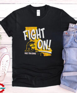 Awesome USC Trojans Fight On logo shirt