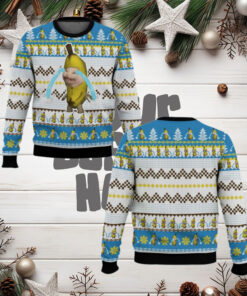 Banana Cat Crying Christmas Ugly Sweater