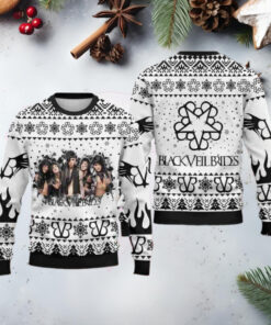 Black Veil Brides Christmas Sweater Chirstmas Gifts 2024 Xmas For Family And Friends Ugly Sweater