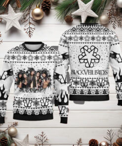 Black Veil Brides Christmas Sweater Chirstmas Gifts 2024 Xmas For Family And Friends Ugly Sweater