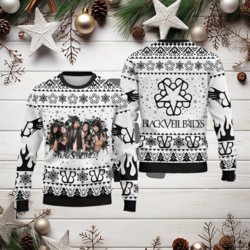 Black Veil Brides Christmas Sweater Chirstmas Gifts 2024 Xmas For Family And Friends Ugly Sweater