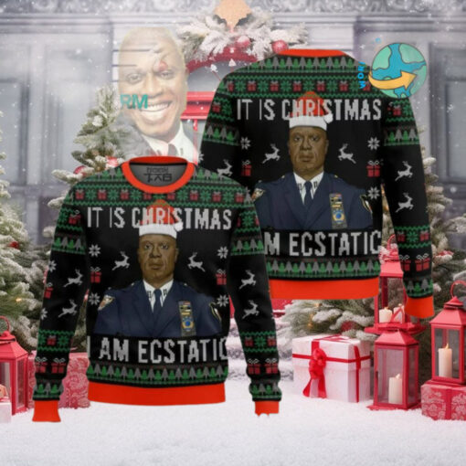 Brooklyn 99 Captain Holt It Is Christmas Ugly Sweater