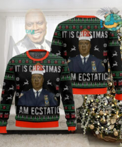 Brooklyn 99 Captain Holt It Is Christmas Ugly Sweater