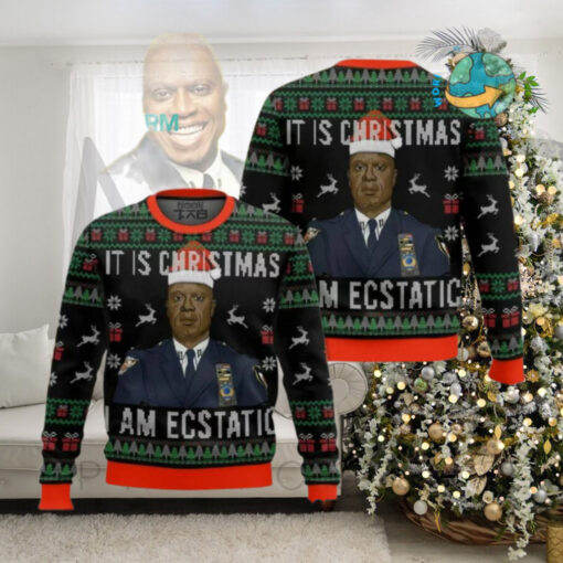 Brooklyn 99 Captain Holt It Is Christmas Ugly Sweater