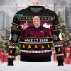 Captain Picard Star Trek Meme Ugly Christmas Sweater