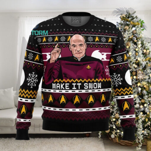 Captain Picard Star Trek Meme Ugly Christmas Sweater