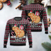 Two Cats Talking Meme Christmas Ugly Sweater