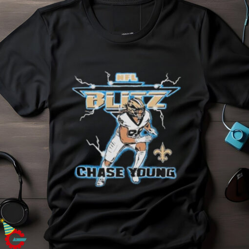 Chase Young NFL Blitz New Orleans Saints T Shirts