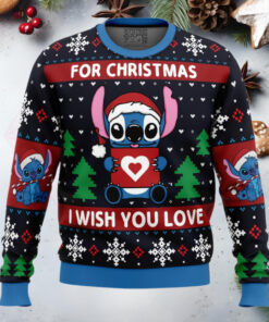 Christmas Love Stitch Ugly Christmas Sweater