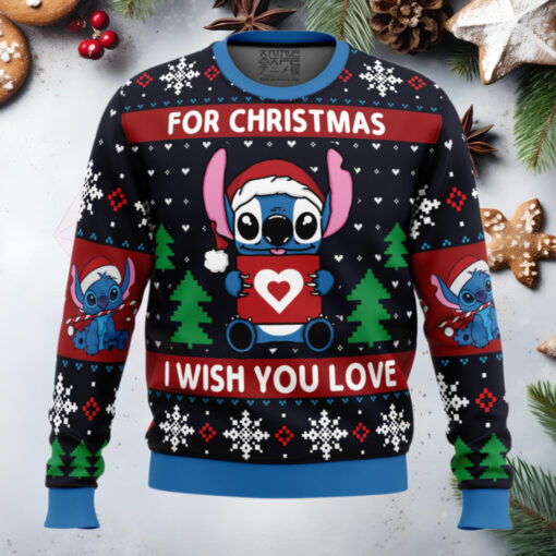 Christmas Love Stitch Ugly Christmas Sweater