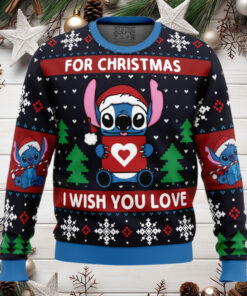 Christmas Love Stitch Ugly Christmas Sweater