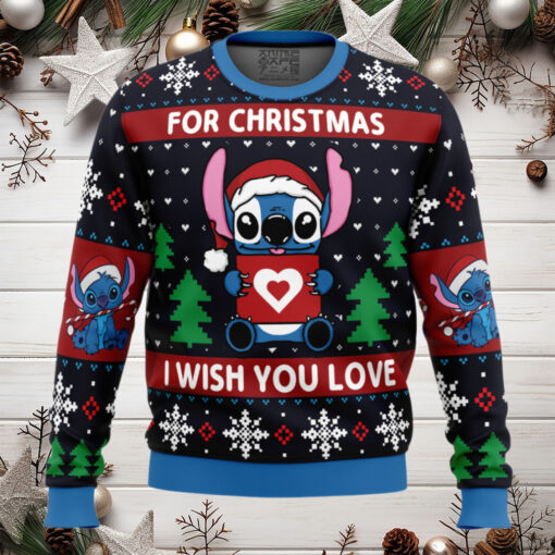 Christmas Love Stitch Ugly Christmas Sweater