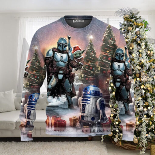 Christmas Star Wars Have A Merry Xmas May the Force Be With You Ugly Christmas Sweater