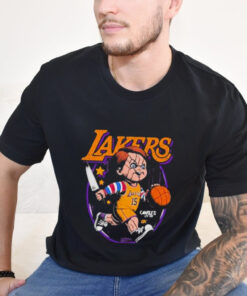 Chucky x NBA Los Angeles Lakers Graphic 2024 t shirt