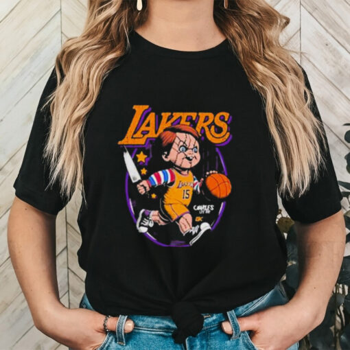 Chucky x NBA Los Angeles Lakers Graphic 2024 t shirt