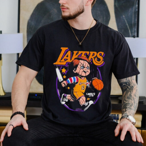 Chucky x NBA Los Angeles Lakers Graphic 2024 t shirt