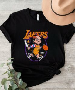 Chucky x NBA Los Angeles Lakers Graphic 2024 t shirt