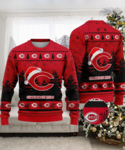 Cincinnati Reds Christmas Holiday 2024 Sweater