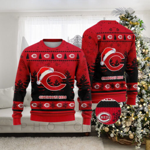 Cincinnati Reds Christmas Holiday 2024 Sweater