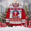 Washington Nationals Ugly Christmas Sweater With Wreath And Santa Hat