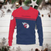 Cleveland Guardians Baseball Logo Ugly Christmas Sweater