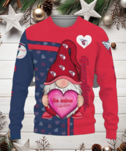 Cleveland Guardians Gnome Be Mine Valentine Ugly Sweater