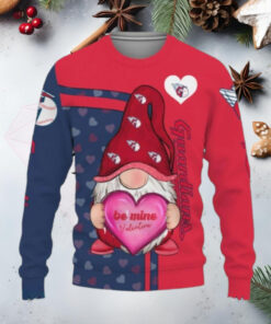 Cleveland Guardians Gnome Be Mine Valentine Ugly Sweater