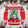 Los Angeles Angels Ugly Christmas Sweater With Minions Christmas Tree