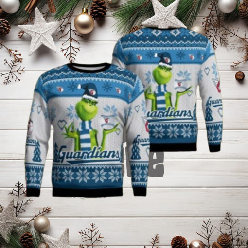 Cleveland Guardians Grinch Ugly Christmas Sweater