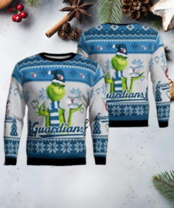 Cleveland Guardians Grinch Ugly Christmas Sweater