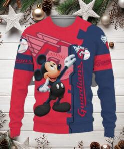 Cleveland Guardians Mickey Mouse Ugly Christmas Sweater