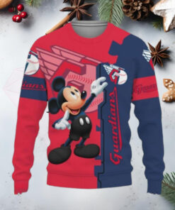 Cleveland Guardians Mickey Mouse Ugly Christmas Sweater