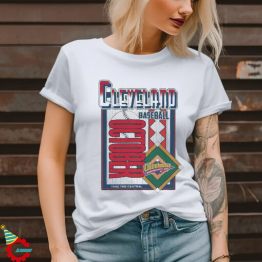 Cleveland Guardians October Take The Central 2024 T shirt