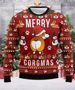 Corgi Merry Corgmas Ugly Christmas Sweater