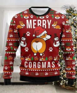 Corgi Merry Corgmas Ugly Christmas Sweater