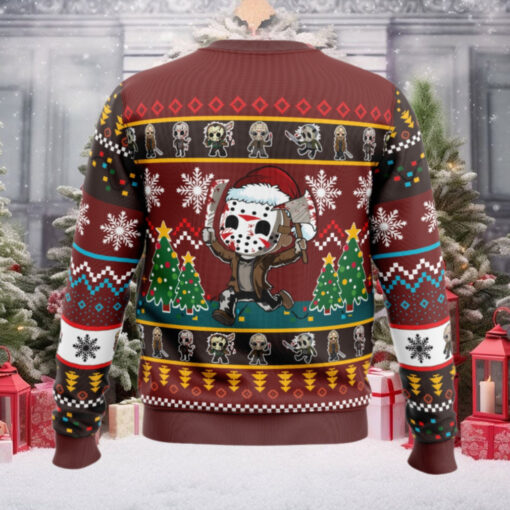 Cute Jason Friday The 13th Ugly Christmas Sweater