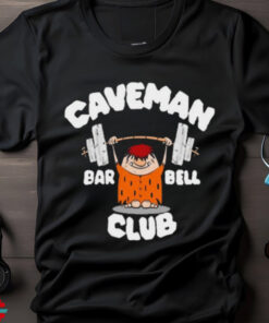 David Montgomery Caveman Club Bar Bell Painting t shirt