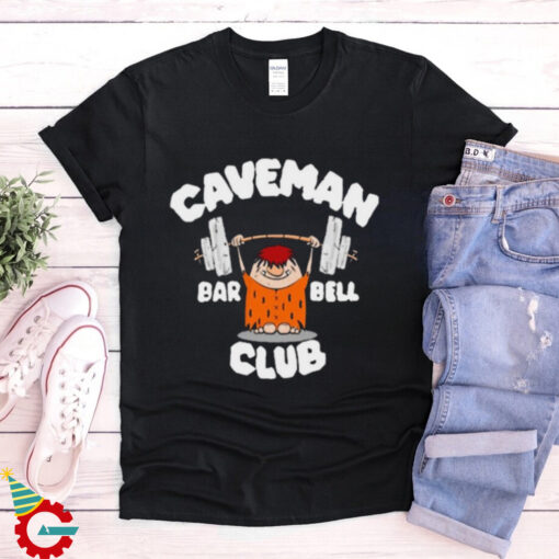 David Montgomery Caveman Club Bar Bell Painting t shirt