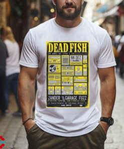 Dead Fish Audio Club In São Paulo Brazil Dec 8 2024 Tour T shirt