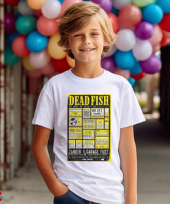 Dead Fish Audio Club In São Paulo Brazil Dec 8 2024 Tour T shirt