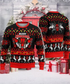 Deadpool Merry Chimichanga Ugly Christmas Sweater