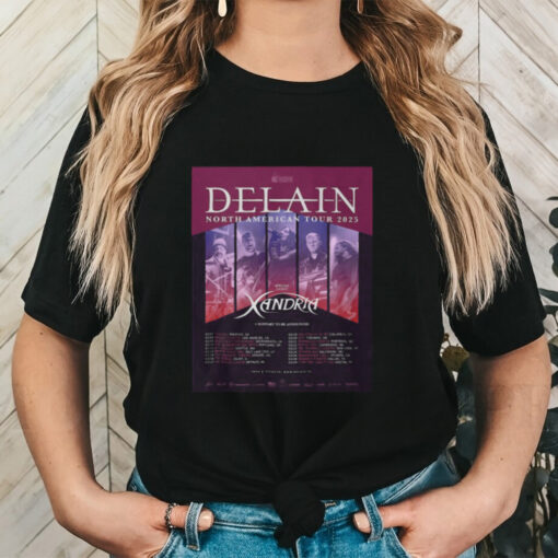 Delain North American Headline Tour 2025 With Xandria Shirt