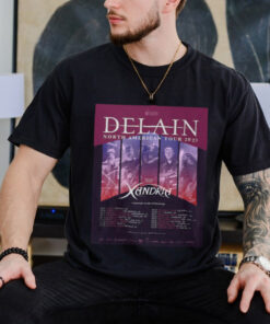 Delain North American Headline Tour 2025 With Xandria Shirt