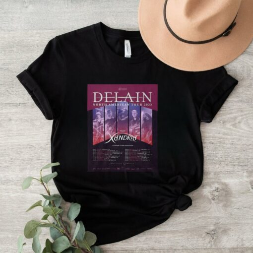 Delain North American Headline Tour 2025 With Xandria Shirt