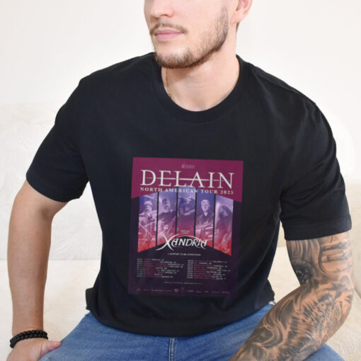 Delain North American Headline Tour 2025 With Xandria Shirt