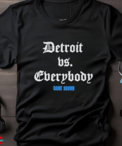 Detroit Lions Vs Cherybody Saint Brown T Shirt