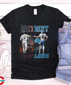 Detroit Lions x Detroit Tigers Signature Unisex T Shirt