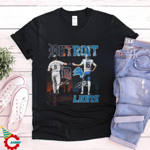 Detroit Lions x Detroit Tigers Signature Unisex T Shirt